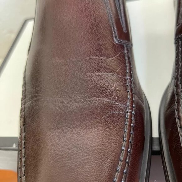 Magnanni Linea Merino 16923 Brown Leather Loafer Dress Shoes Slip On Men's 7 M - Picture 9 of 12